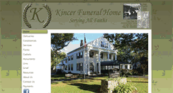 Desktop Screenshot of kincerfuneralhome.com