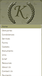 Mobile Screenshot of kincerfuneralhome.com